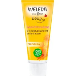 Weleda Baby Calendula Gezichtscrème< Baby Huidverzorging