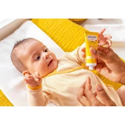 Weleda Baby Calendula Gezichtscrème< Baby Huidverzorging