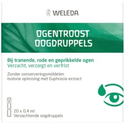 Weleda Ogentroost Oogdruppels Ampullen< Oogdruppels