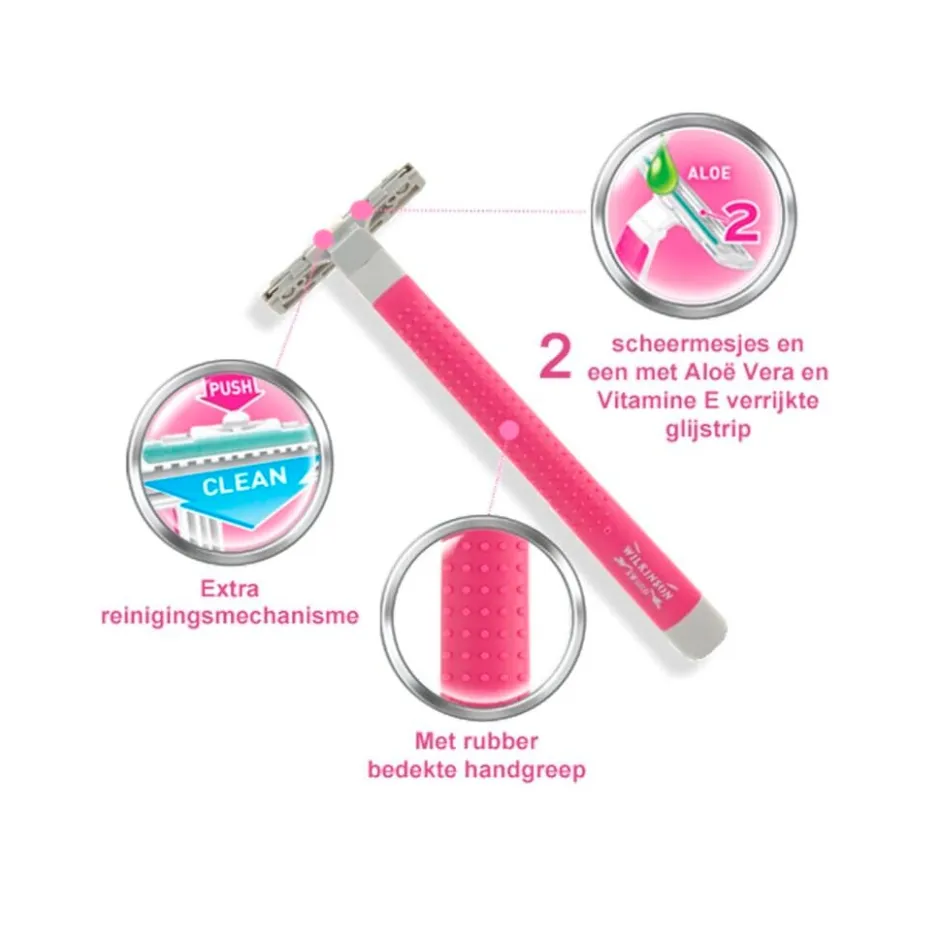 Extra 2 Beauty Wegwerpscheermesjes|Wilkinson Sword Outlet