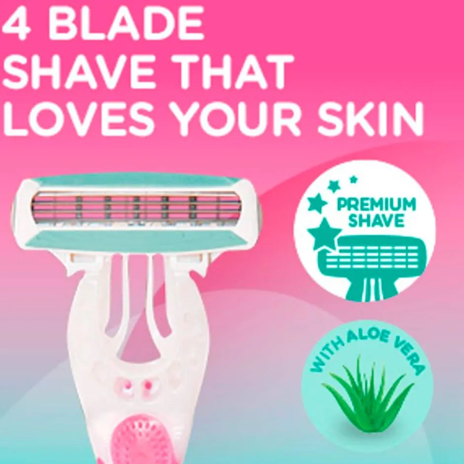 Quattro Smooth Sensitive Wegwerpscheermesjes|Wilkinson Sword Best