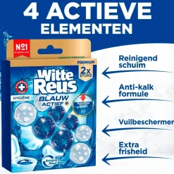 Blauw Actief Hygiëne Toiletblok|Witte Reus Clearance