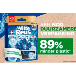 Blauw Actief Hygiëne Toiletblok|Witte Reus Clearance