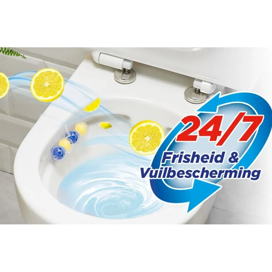 Kracht Actief Citrus Toiletblok|Witte Reus