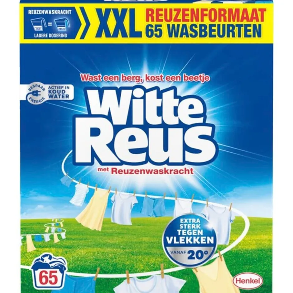 Witte Reus Waspoeder< Wasmiddel