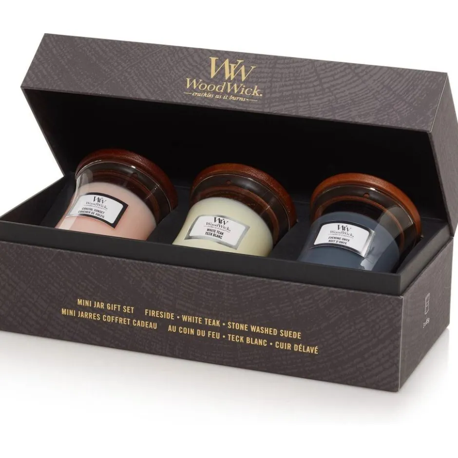 geurkaars Deluxe Giftset Floral|Woodwick Clearance