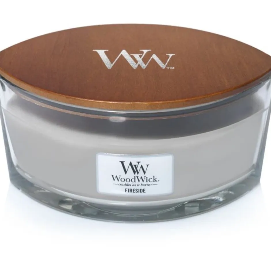 Woodwick geurkaarsen Fireside< Woonaccessoires