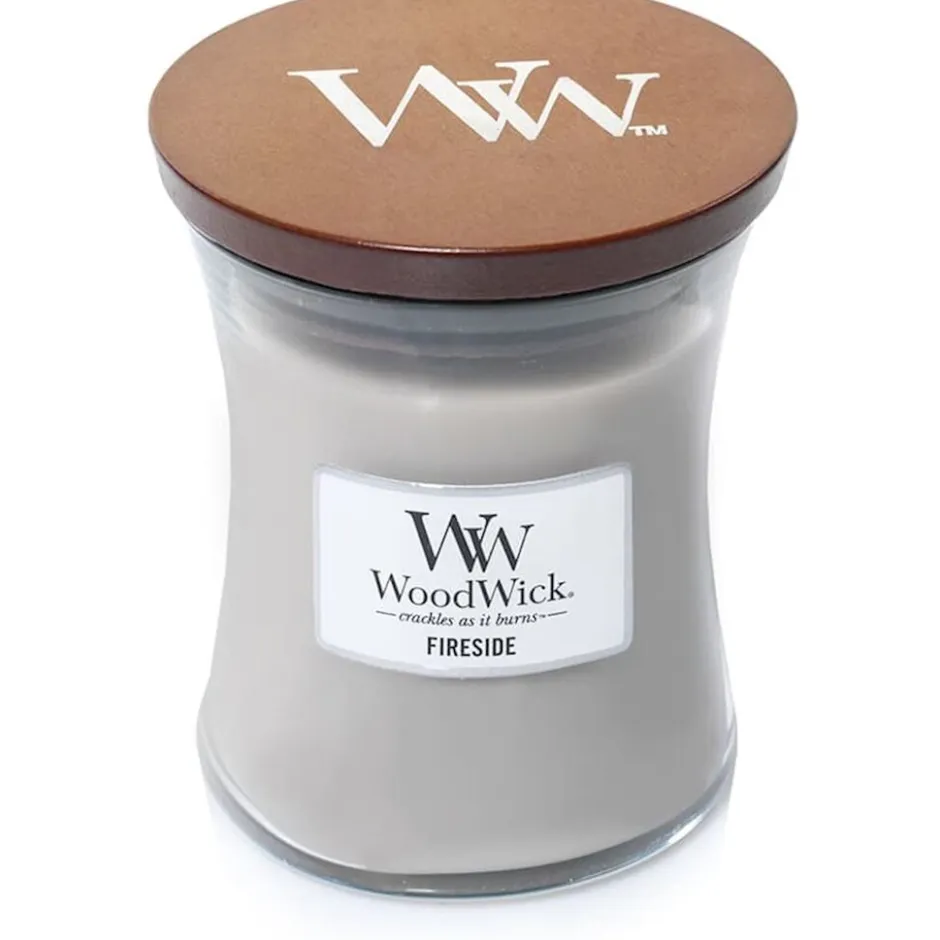 Woodwick geurkaarsen Fireside< Woonaccessoires