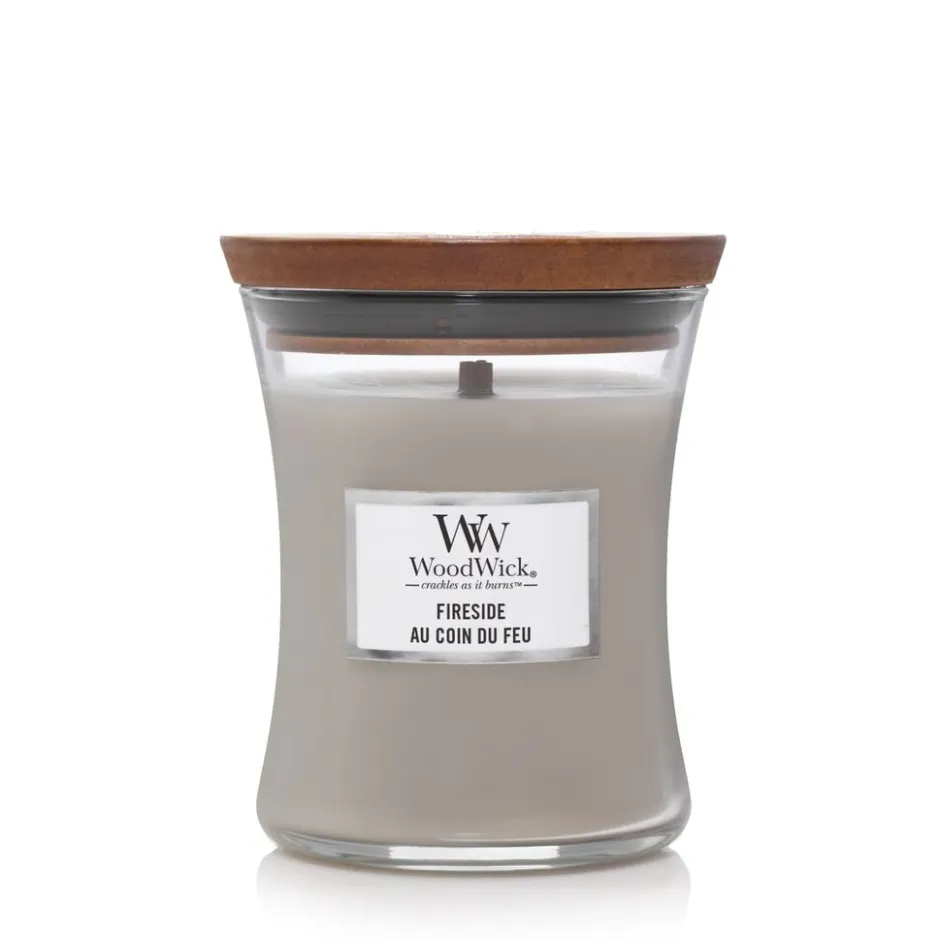 Woodwick geurkaarsen Fireside< Woonaccessoires