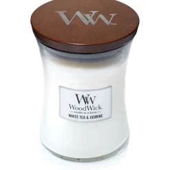 geurkaarsen White Tea & Jasmine|Woodwick Online