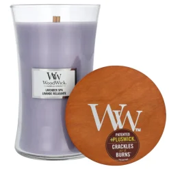Woodwick Lavender Spa Groot< Woonaccessoires