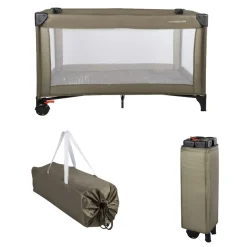 X Adventure Campingbedje / Reisbed Twist Groen Inclusief Transporttas< Campingbedjes