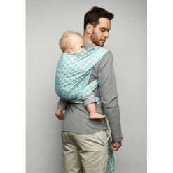 Be Close Beige Leaves Multifunctionele Draagdoek|Zaffiro Sale