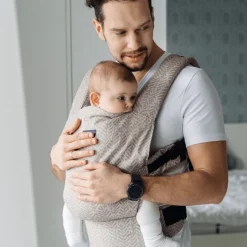 City Beige Leaves Ergonomische Draagzak|Zaffiro Outlet
