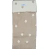 Ecru & Beige Gestipt 100 x 150 cm Ledikantdeken|Zaffiro Outlet