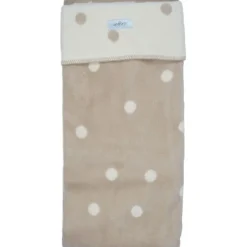 Ecru & Beige Gestipt 100 x 150 cm Ledikantdeken|Zaffiro Outlet