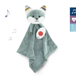 Zazu Felix de Vos Heartbeat Knuffeldoekje< Grijp- En Bijtspeelgoed|Interactief Speelgoed