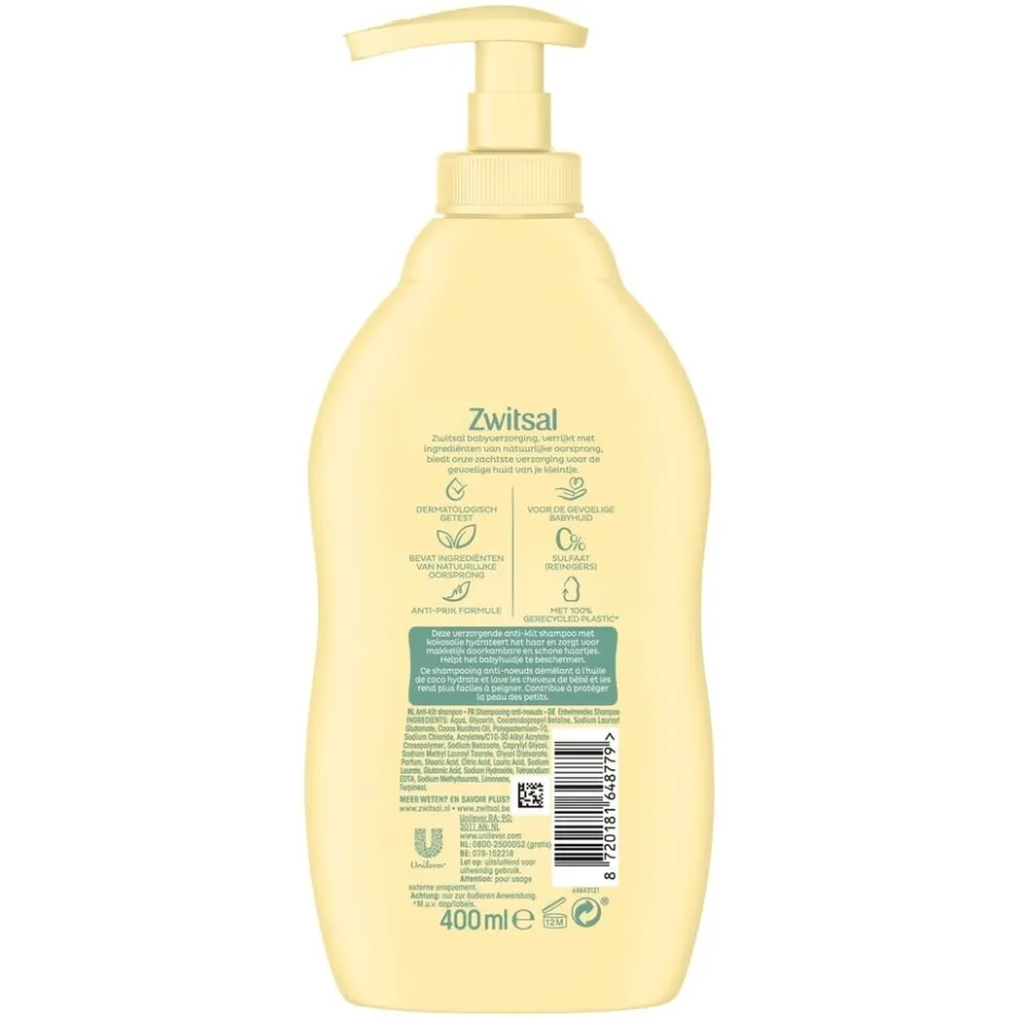 Zwitsal Anti‑Klit Shampoo< Baby Haarverzorging
