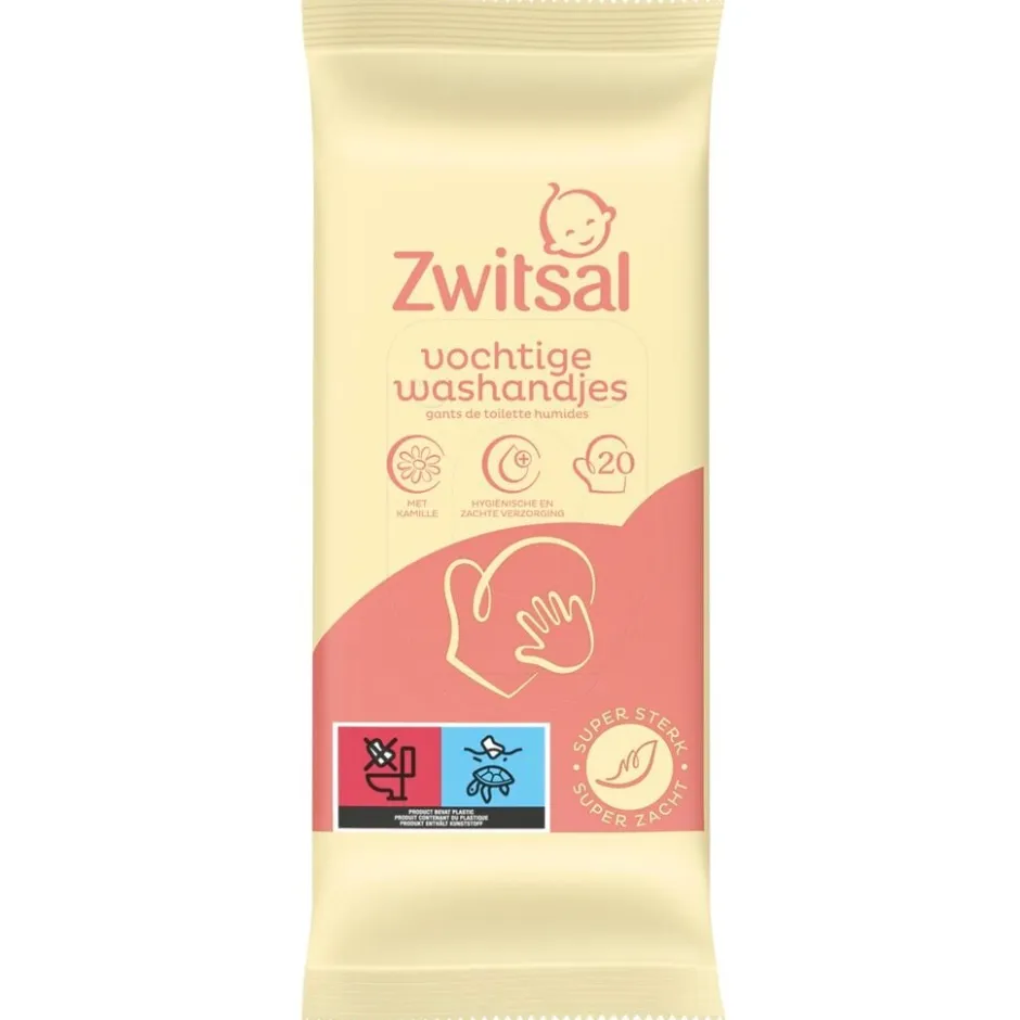 Zwitsal Goedemorgen Vochtige Washandjes< Baby Vochtige Washandjes|Billendoekjes