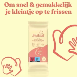 Zwitsal Goedemorgen Vochtige Washandjes< Baby Vochtige Washandjes|Billendoekjes