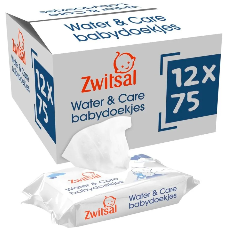 Zwitsal Water & Care Billendoekjes< Billendoekjes
