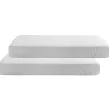 ZZZOO Airgosafe 60 x 120 cm Wit Ledikant Hoeslaken Duopack< Baby Beddengoed