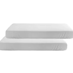 ZZZOO Airgosafe 60 x 120 cm Wit Ledikant Hoeslaken Duopack< Baby Beddengoed