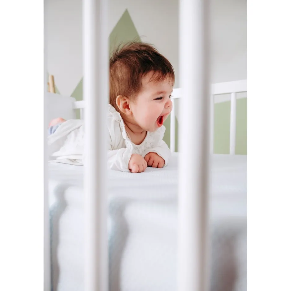 ZZZOO Airgosafe 60 x 120 cm Wit Ledikant Hoeslaken Duopack< Baby Beddengoed